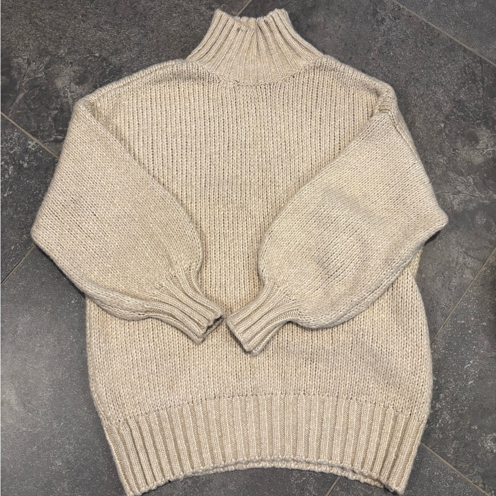 Urban Outfitters Cream Turtleneck Sweater